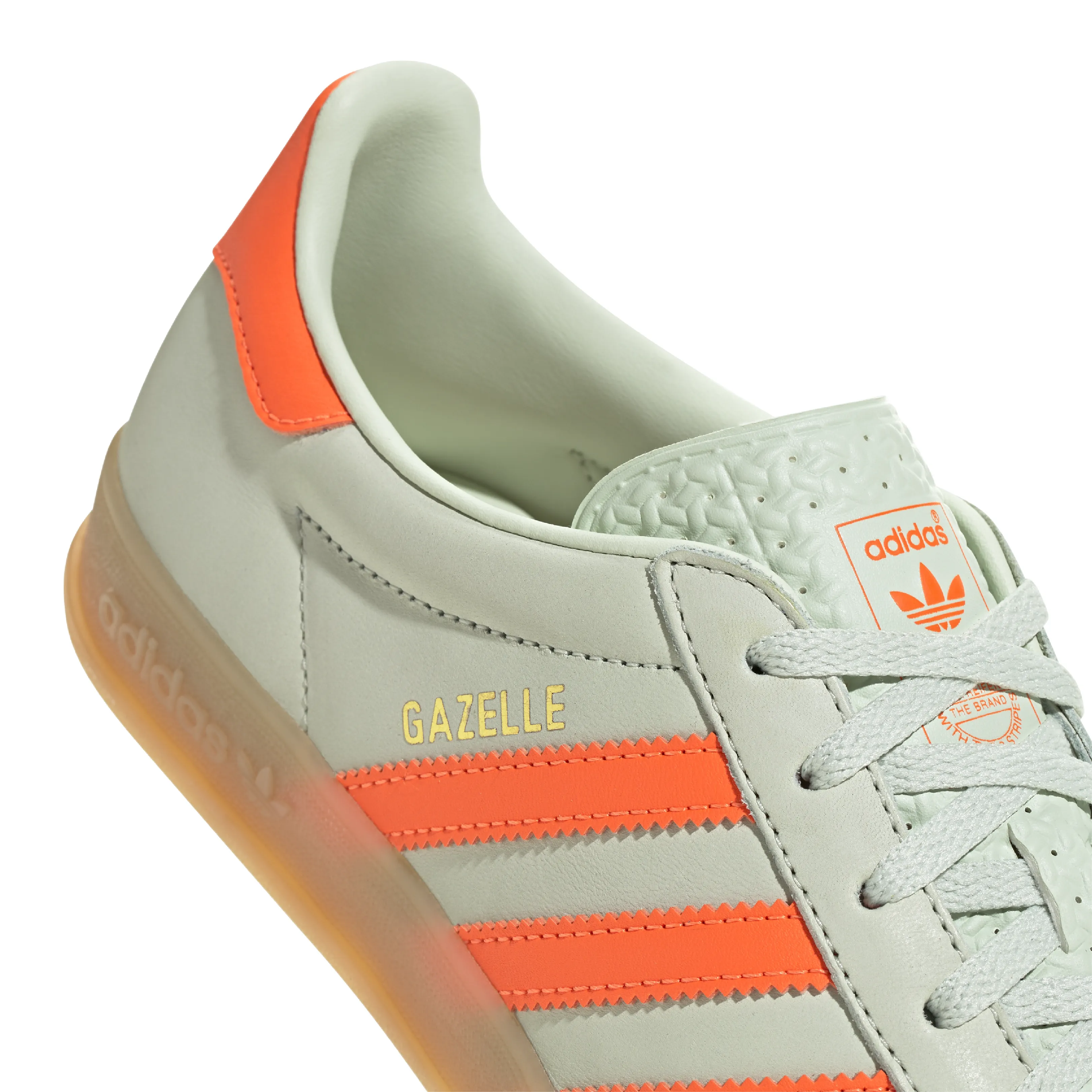 Adidas Gazelle Indoor Linen Green / Solar Orange / Gum
Originals