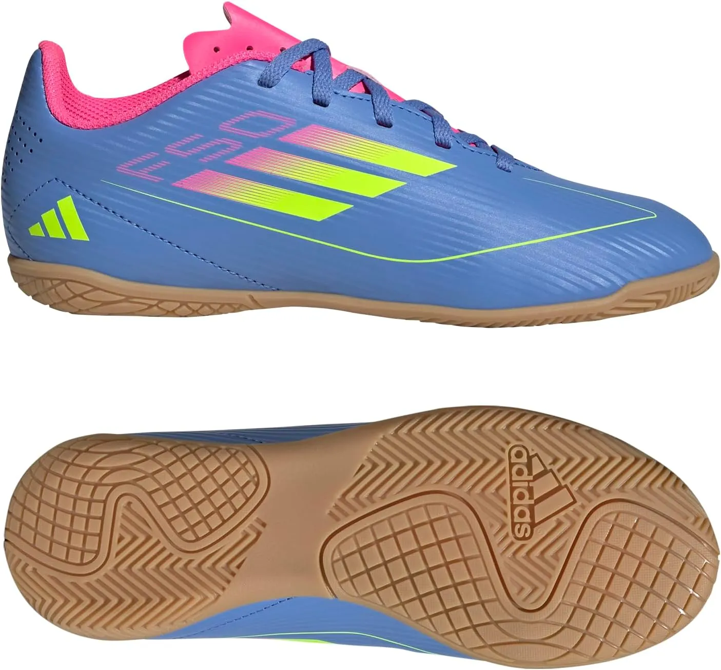 adidas Unisex-Child F50 Club Indoor Soccer Shoes (Little Big Kid) Sneaker