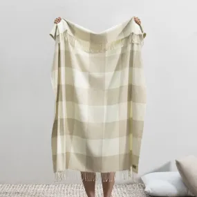Buffalo Check Fringe Birch Throw Blanket