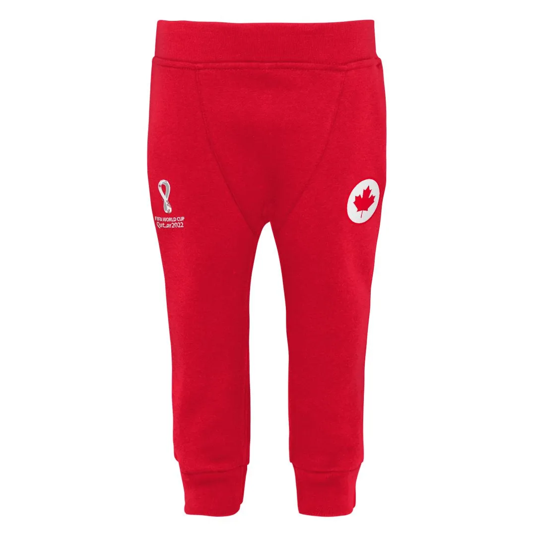 Canada Soccer Toddler Hood & Pant Set