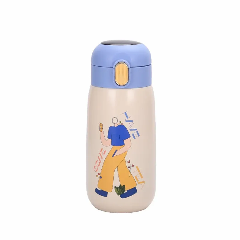 Funky LED Temperature Display Thermal Water Bottle