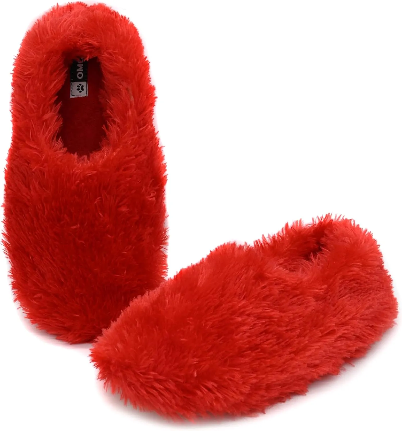 Onmygogo Fuzzy Winter Indoor Slippers for Women