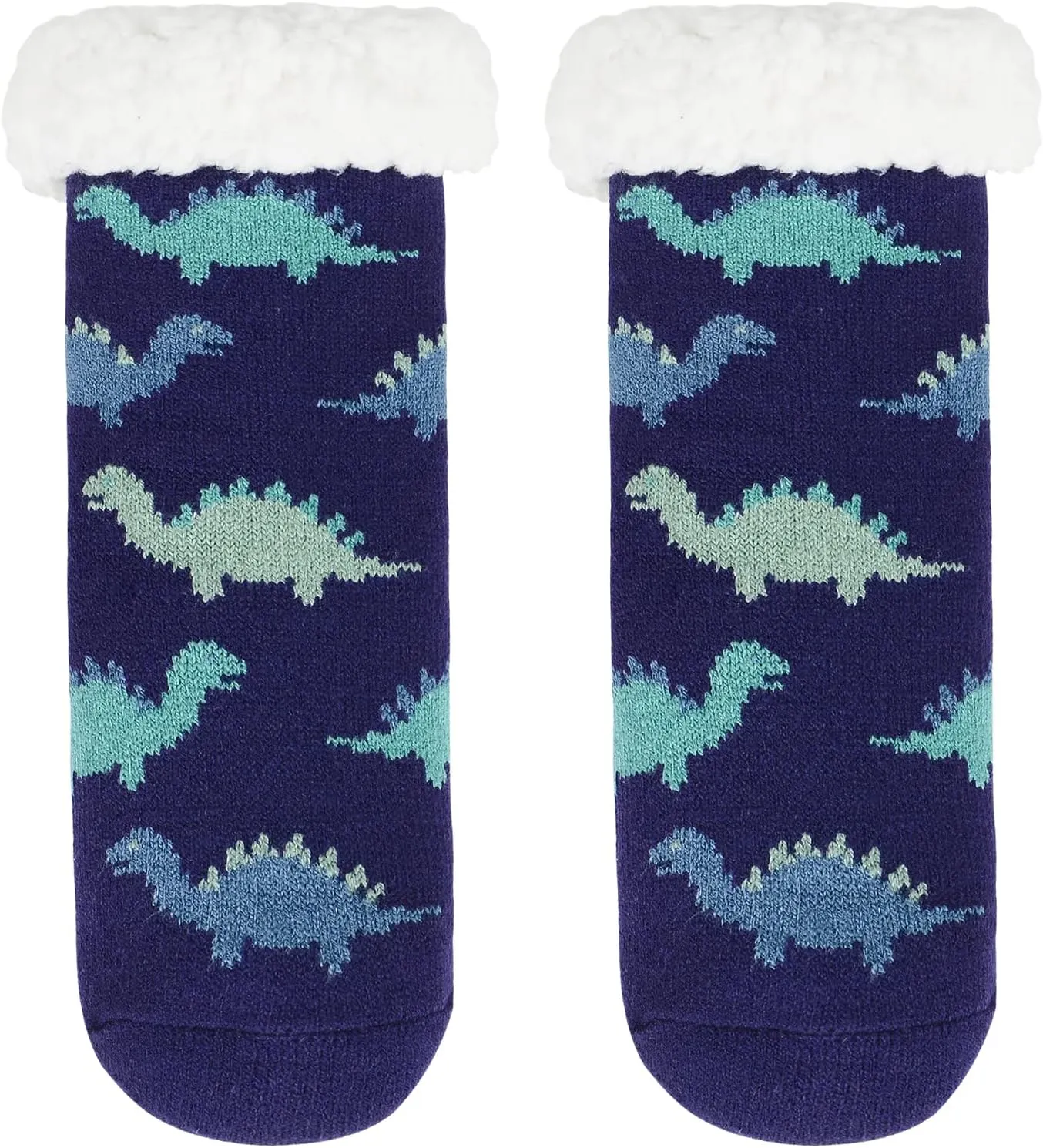 Zando Kids Fuzzy Socks with Grips Toddler Slipper Socks Baby Christmas Socks Boys Girls Winter Socks Cozy Socks for Kids